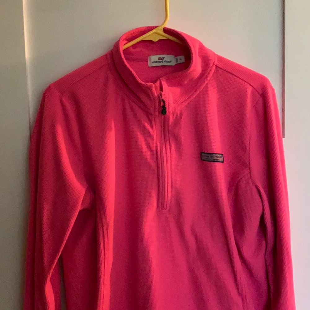 Vineyard Vines bright pink jacket! EUC